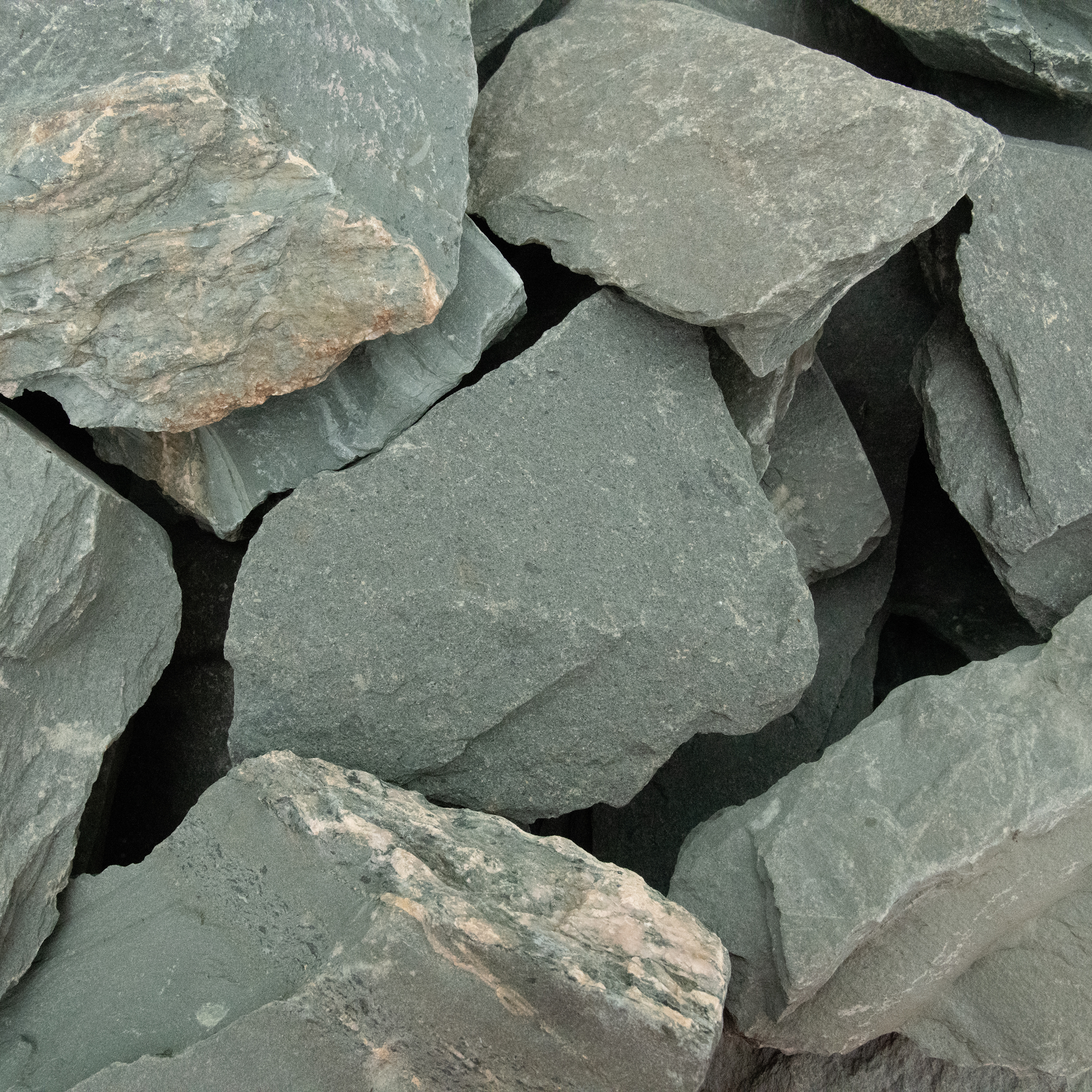 Green Slate Rockery