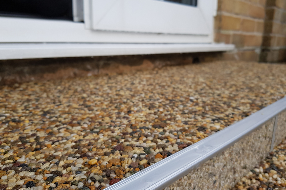 resin bound step edging