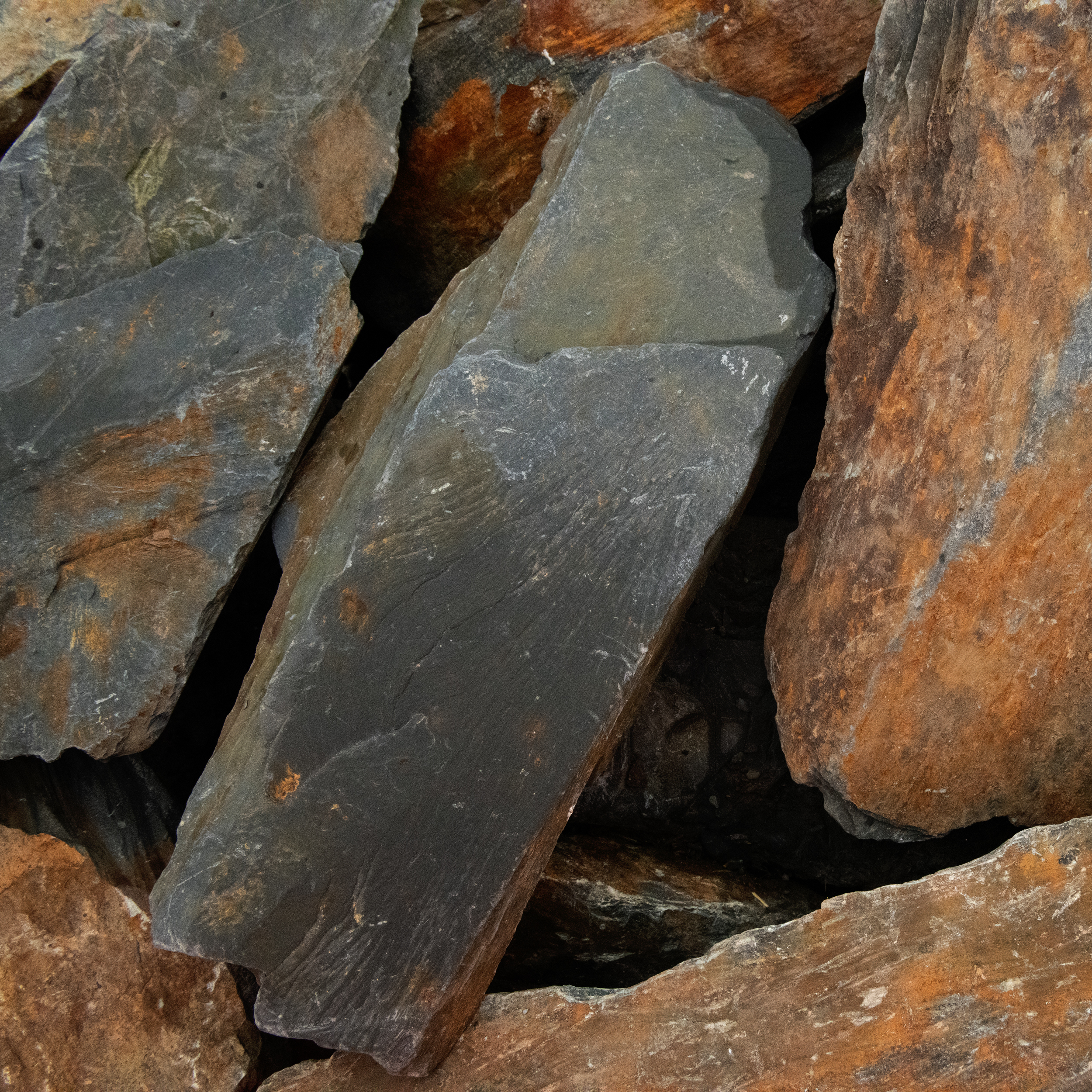 Rustic Slate Rockery