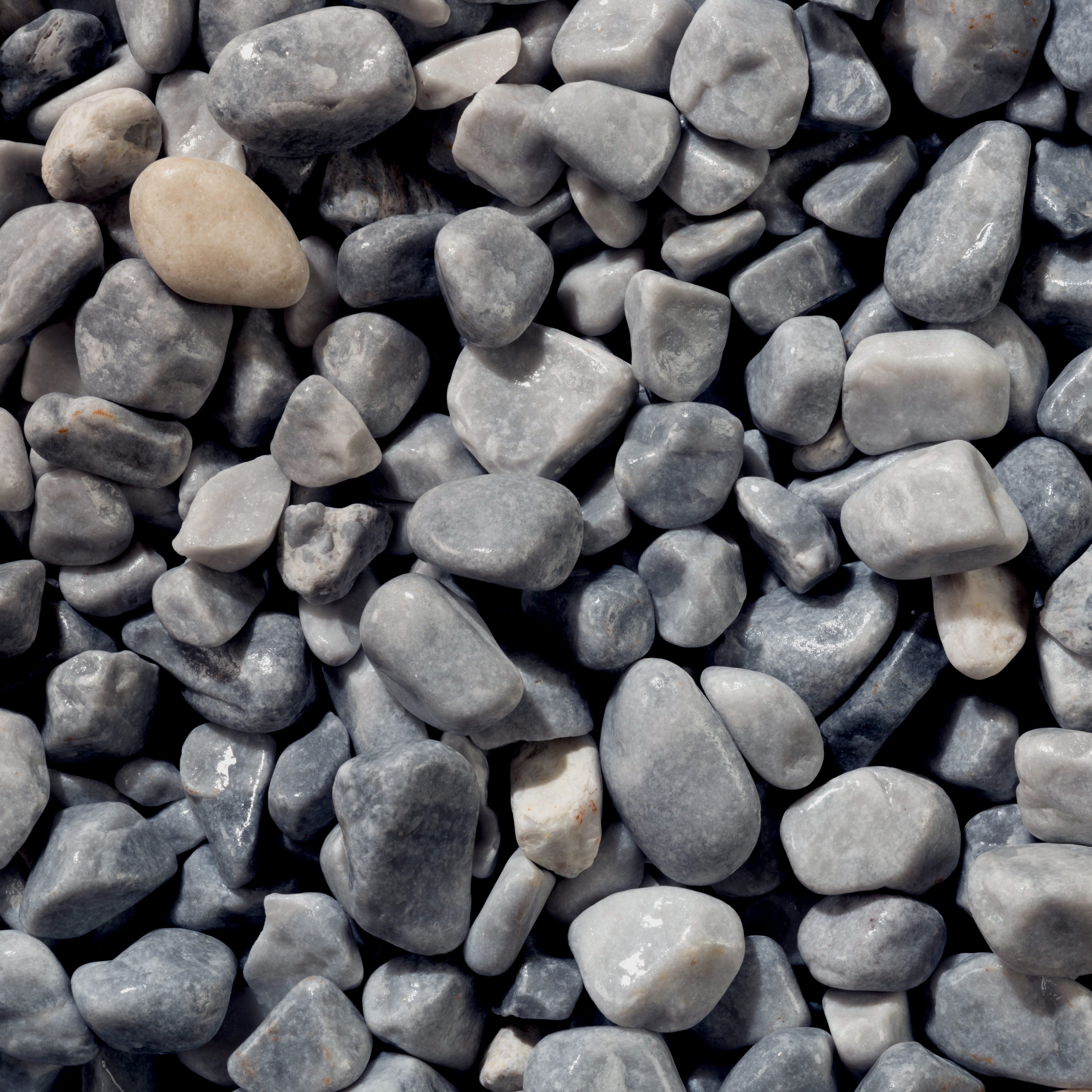Ice Blue Pebbles