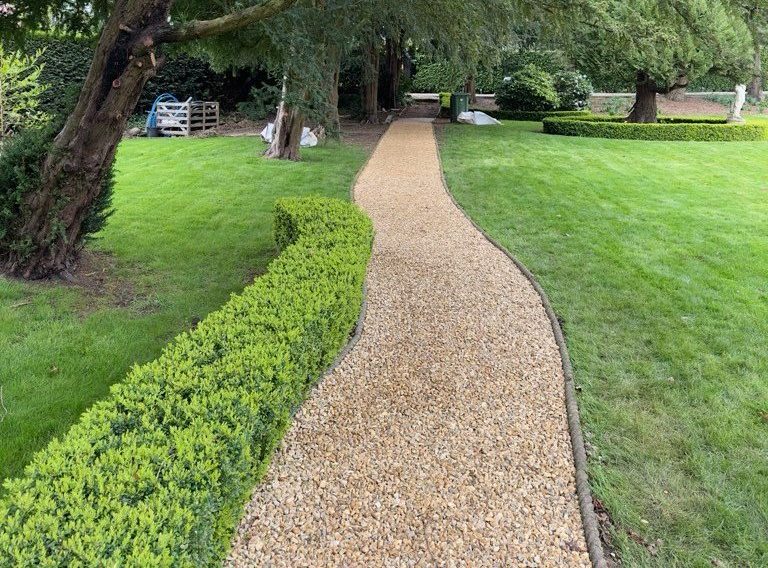 Golden Flint path way