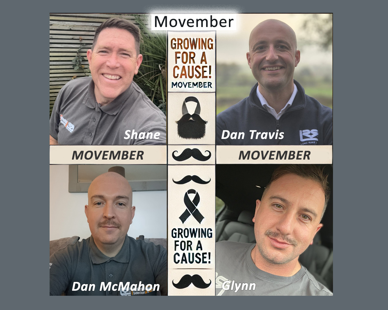 Movember at Long Rake Spar